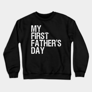 Mens First Father's Day Present Beer Baby Bottle New Daddy 2022 Crewneck Sweatshirt